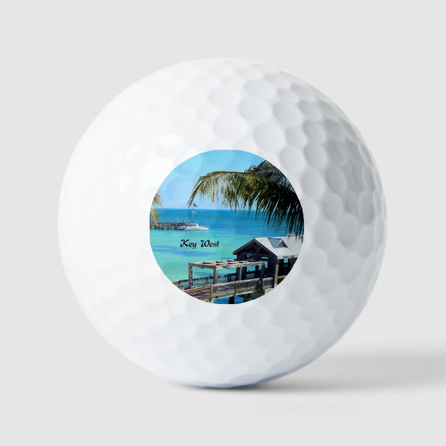 Balles De Golf Belle Key West, Floride, (Recto)