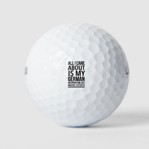 Balles De Golf Berger allemand drôle