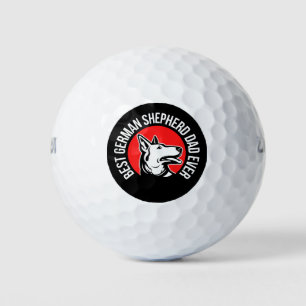 Balles De Golf Berger allemand papa, Chien papa