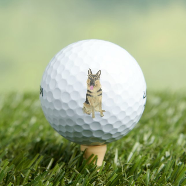 Balles De Golf Berger allemand personnalisé (T-shirt Insitu)