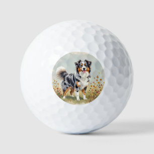 Balles De Golf Berger Australien Merle Queue Longue