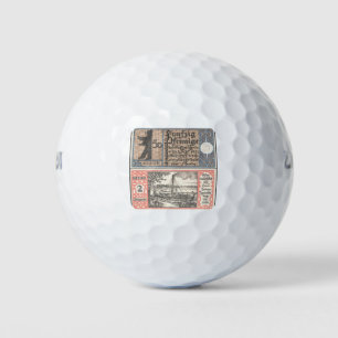 Balles De Golf Berlin 50 Pfennig 1921 Tiergarten