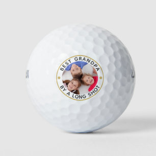 BALLES DE GOLF BEST GRANDPA PAR UNE LONGUE PHOTO