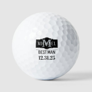 BALLES DE GOLF BEST MAN PERSONNALISÉ GOLF BALLS