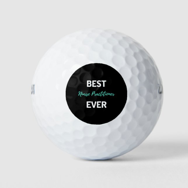 Balles De Golf Best Nurse Practitioner (Devant)