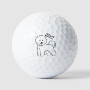 Balles De Golf Bichon frise dog dessin animé