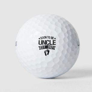 Balles De Golf Bientôt Être Oncle Drôle Faire-part de grossesse