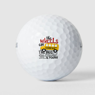 Balles De Golf Bienvenue À L'École Chemise École Pilote De Bus Ho