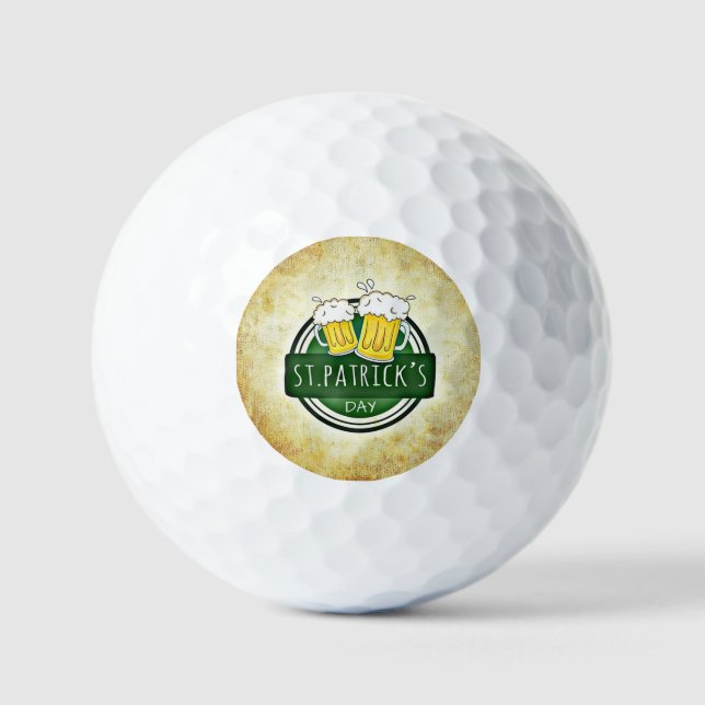 Balles De Golf Bières de la Saint-Patrick (Recto)
