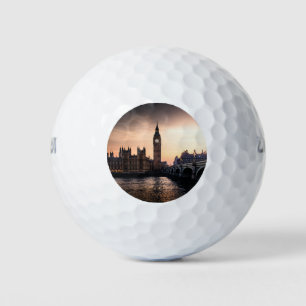 Balles De Golf Big Ben by River Thames à Londres