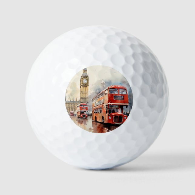 Balles De Golf Big Ben, Londres. (Recto)