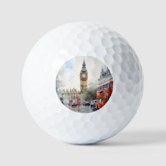 Balles De Golf Big Ben, Londres.