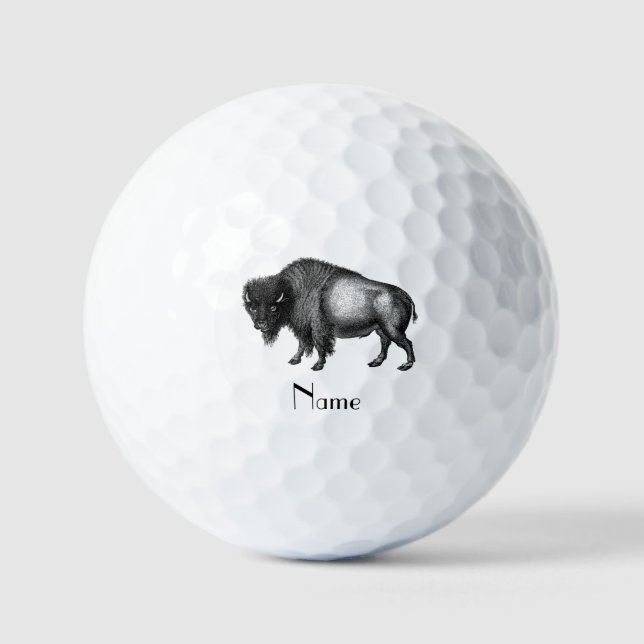 Balles De Golf Big Bison Buffalo Thunder-Cove (Recto)