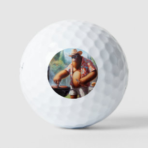Balles De Golf Bigfoot Grilling Burgers