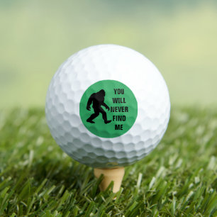 Balles De Golf BIGFOOT / Sasquatch : VOUS NE ME TROUVEREZ JAMAIS