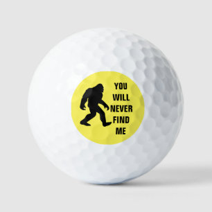 Balles De Golf BIGFOOT / Sasquatch : VOUS NE ME TROUVEREZ JAMAIS