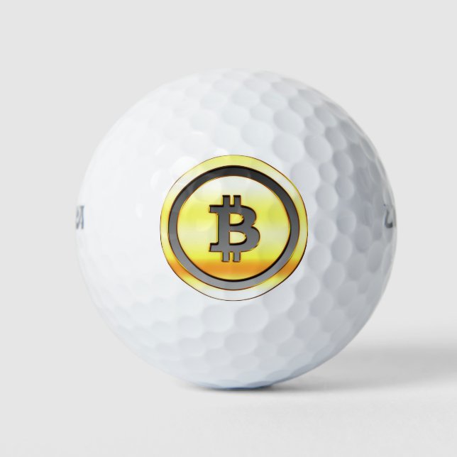 Balles De Golf Bitcoin Circle Golf Balls (Devant)