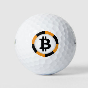 Balles De Golf Bitcoin Logo Symbole Crypto Golf Ball Boules de go