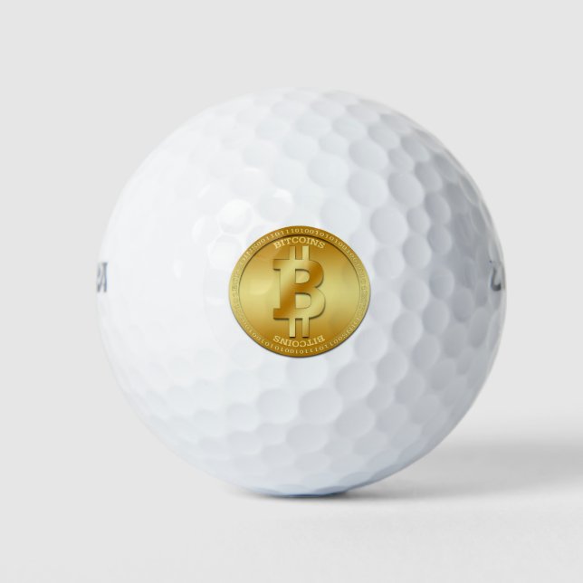 Balles De Golf Bitcoin or (Devant)