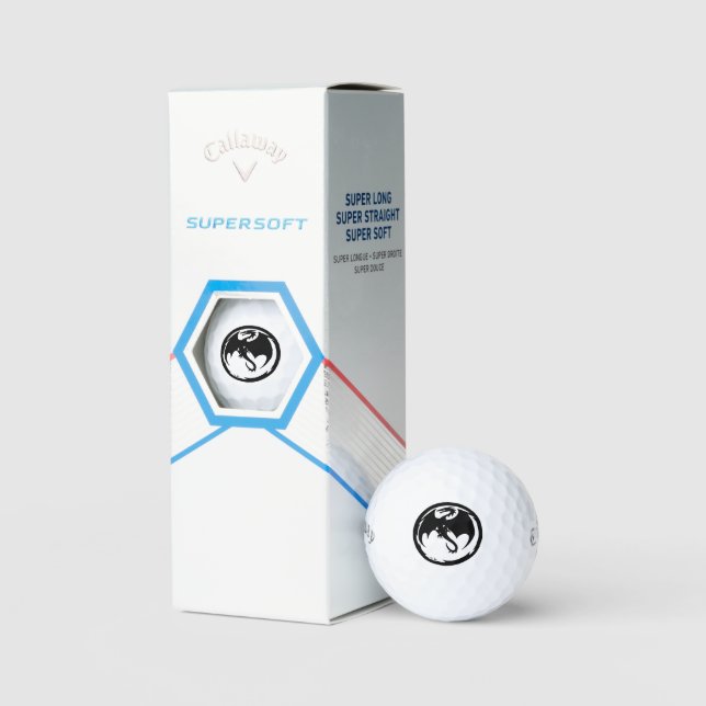 Balles De Golf Black Dragon Callaway Supersoft golf balls 3 pk (Conditionnement)