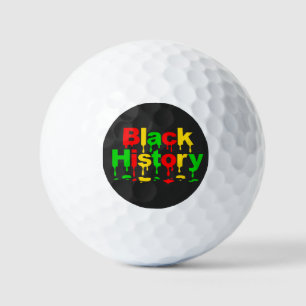 Balles De Golf Black History Month African American Men Women Kid