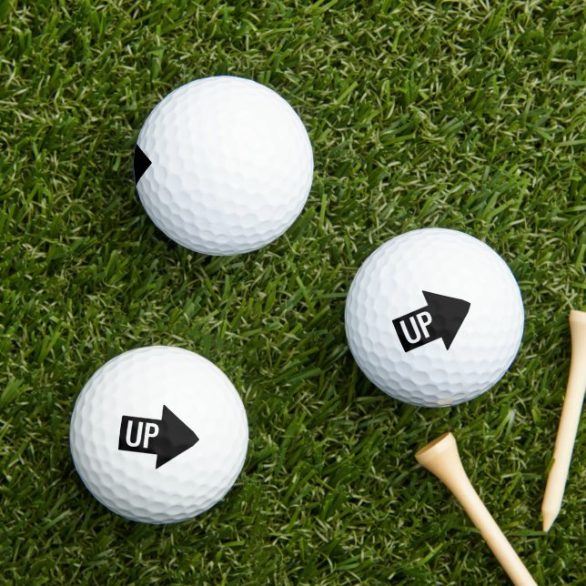 Balles De Golf Black Impact Arrow (Herbe in situ)