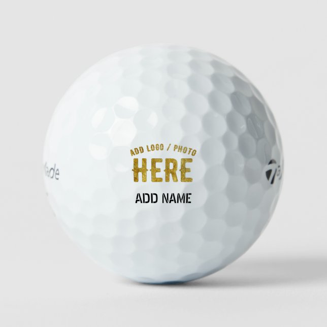 BALLES DE GOLF BLANC PERSONNALISABLE MODERNE VERIFIE MARQUE DE ST (Recto)