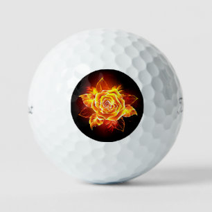 Balles De Golf Blooming Fire Rose
