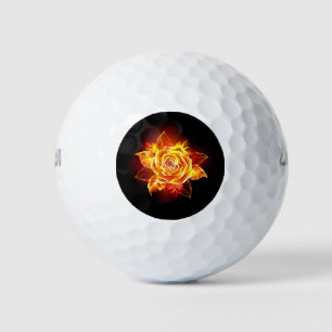 Balles De Golf Blooming Fire Rose