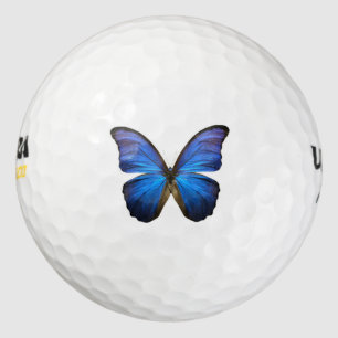 Balles De Golf Blue Morpho Butterfly Golf Ball