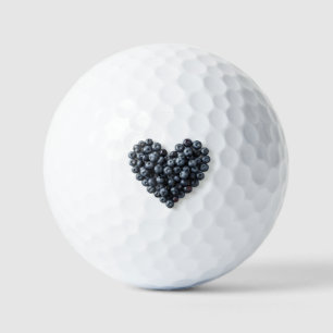 Balles De Golf Blueberry Heart
