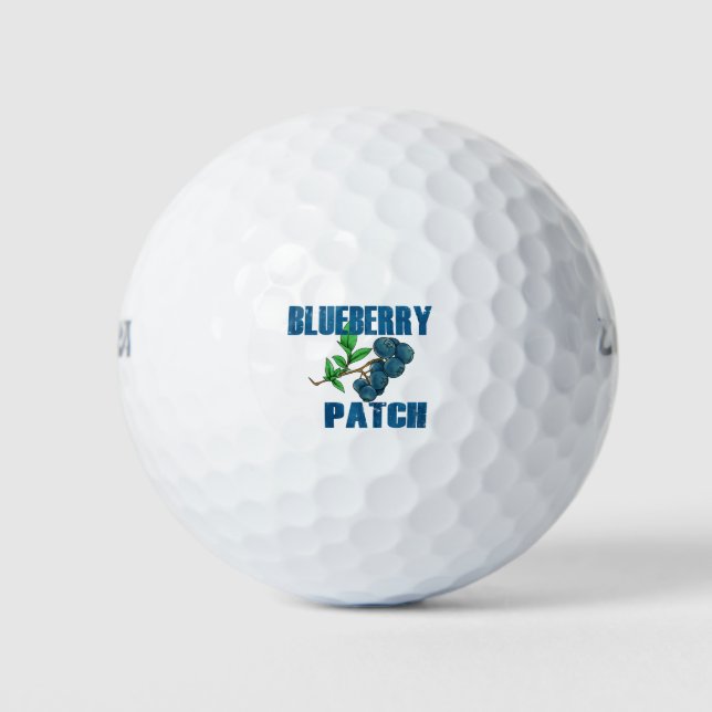 BALLES DE GOLF BLUEBERRY PATCH (Devant)