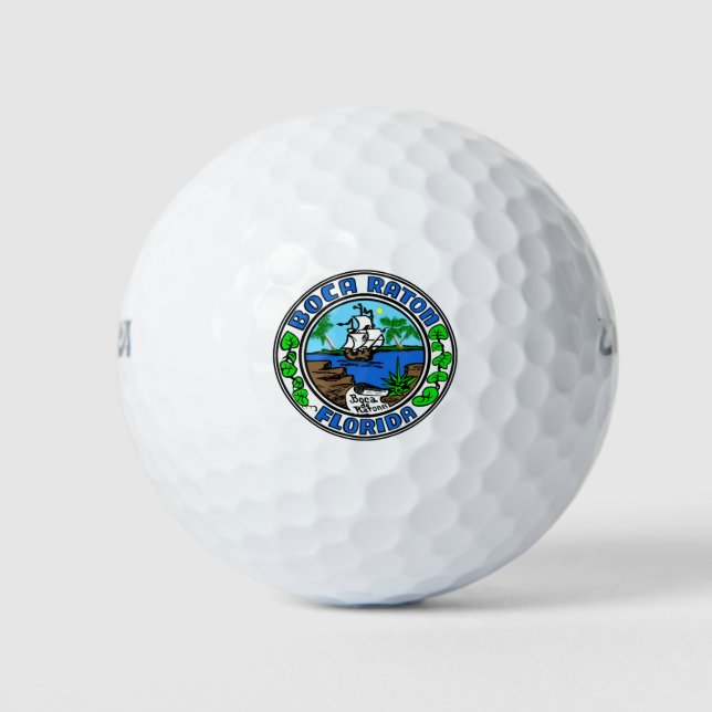 Balles De Golf Boca Raton Floride (Devant)