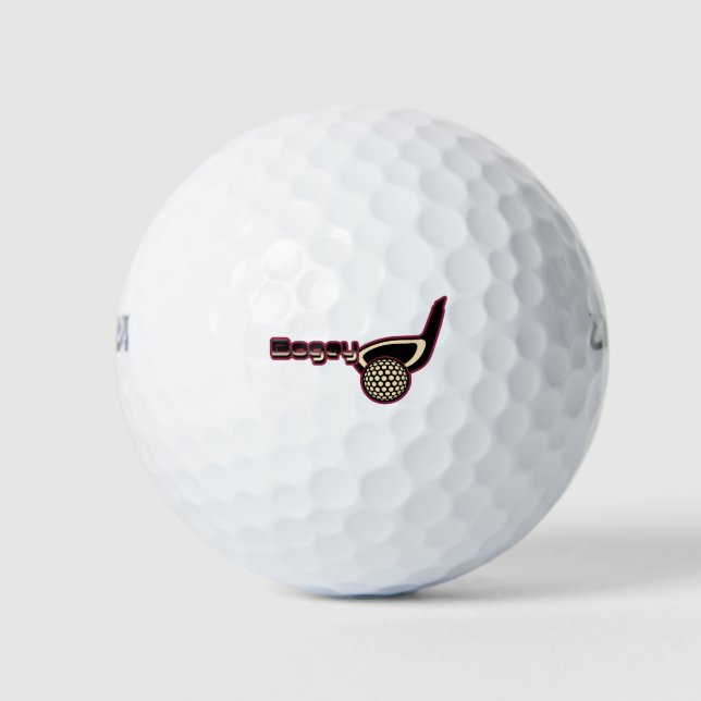 Balles De Golf Bogey Golf Ball (Devant)