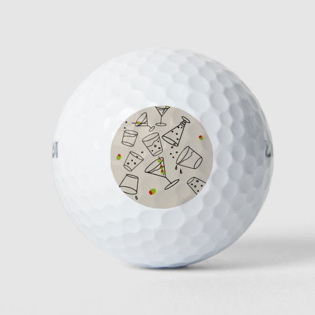 Balles De Golf Boissons Golf Balls (Devant)