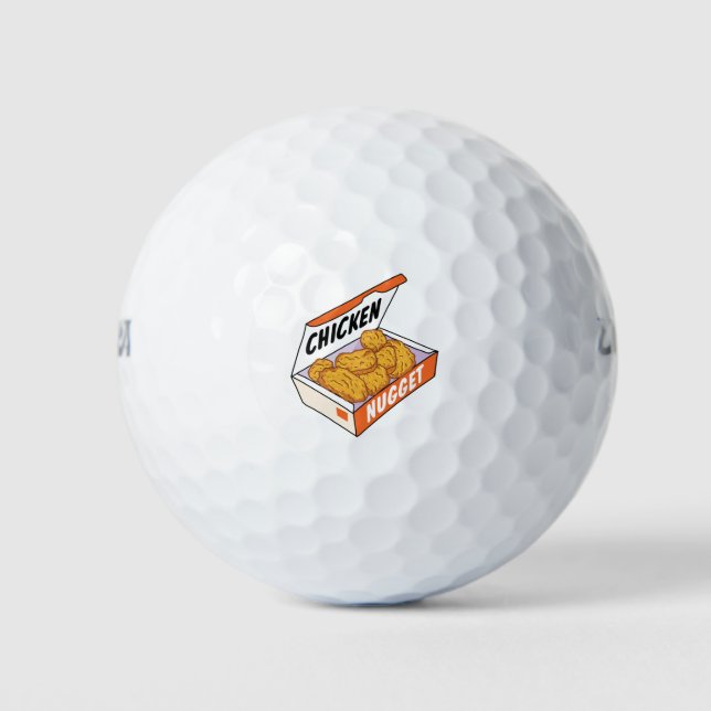Balles De Golf Boîte à nugget de poulet (Devant)