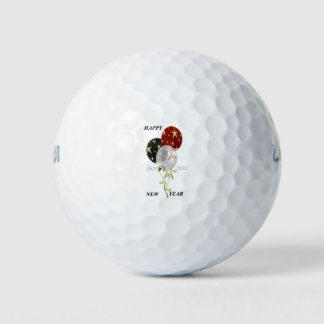 Balles De Golf Bonne année
