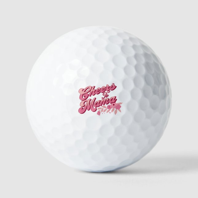 Balles De Golf Bonne fête des mères 2023 - Bravo à maman (Recto)