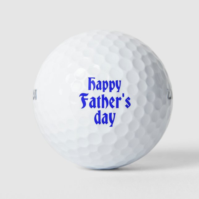 Balles De Golf Bonne Fête des pères (Devant)