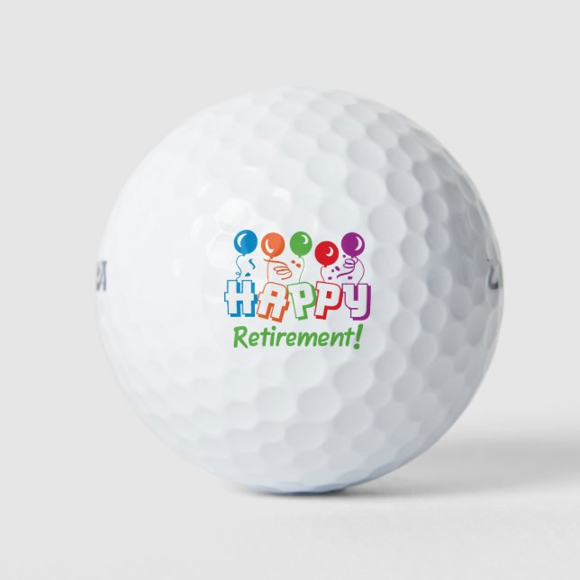 Balles De Golf Bonne retraite (Devant)