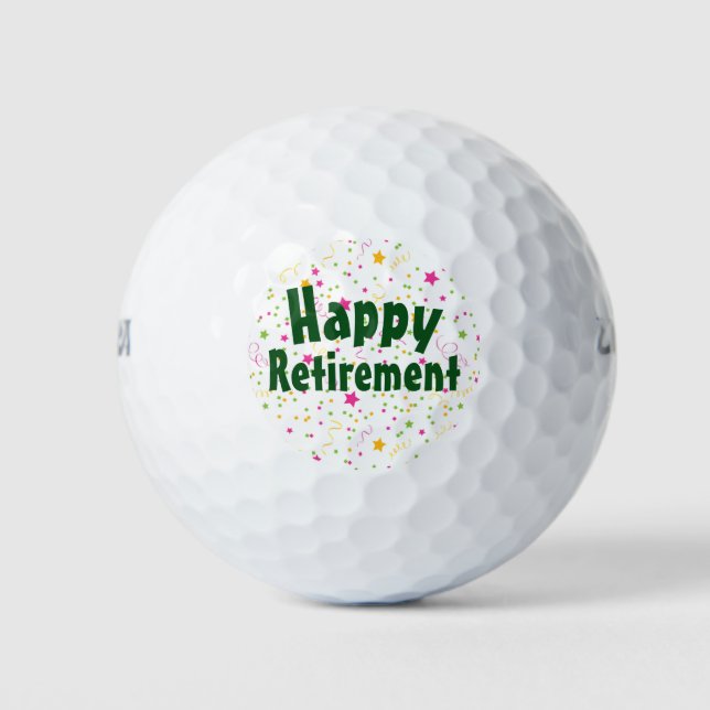Balles De Golf Bonne retraite (Devant)