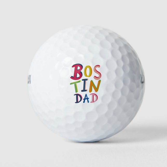 Balles De Golf Bostin Papa Black Pays (Devant)
