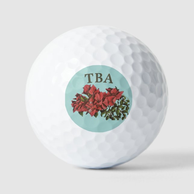 Balles De Golf Bougainvillea Golf Balls (Recto)