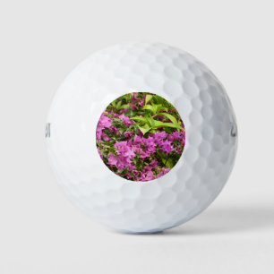 Balles De Golf Bougainvillées tropicales violettes