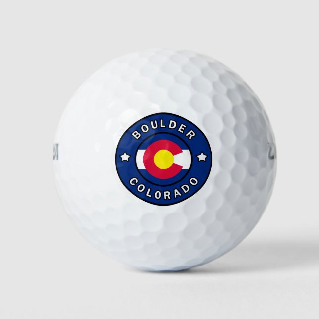 Balles De Golf Boulder Colorado (Devant)