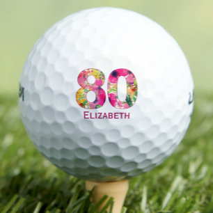 Balles De Golf Boule de golf 80 ans Boule de golf 80e anniversair