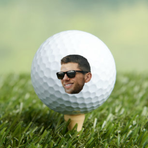 Balles De Golf Boule De Golf Avec Face Sur Elle, Ton Visage Sur L