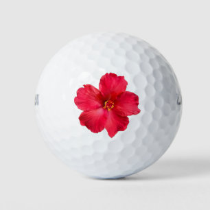 Balles De Golf boule de golf avec fleur hibiscus