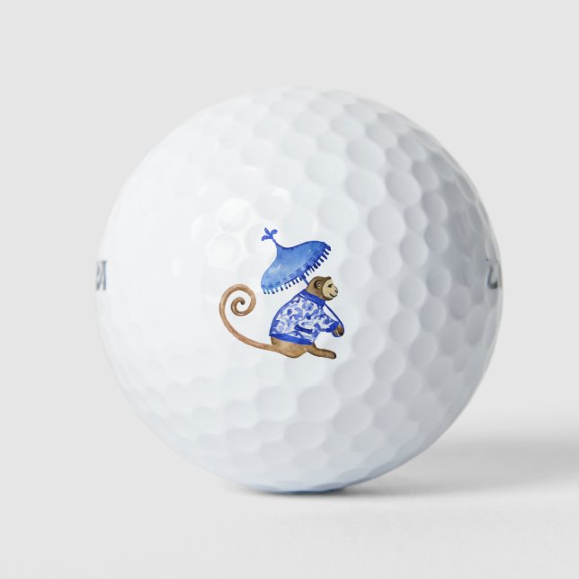 Balles De Golf Boule de golf de singe (Devant)