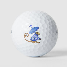 Boule de golf de singe